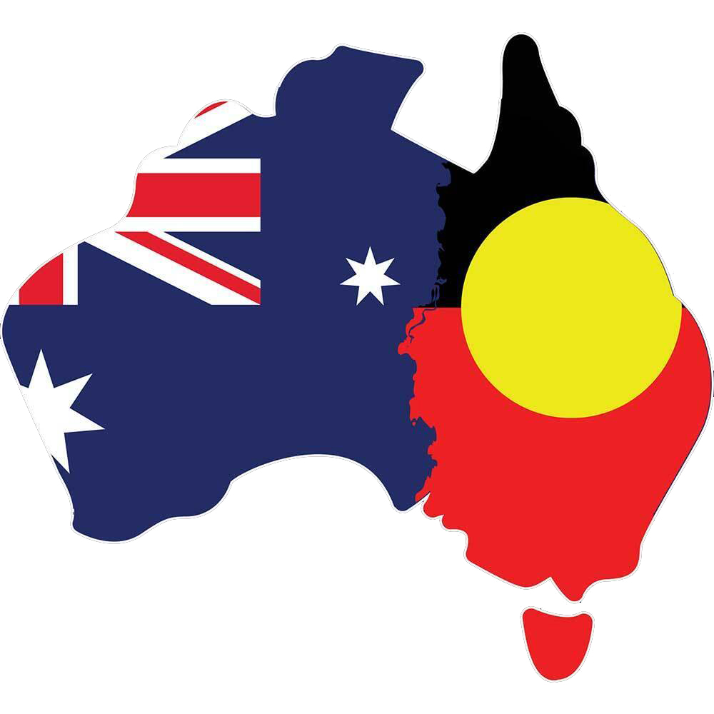 Australia vs Aboriginals flag