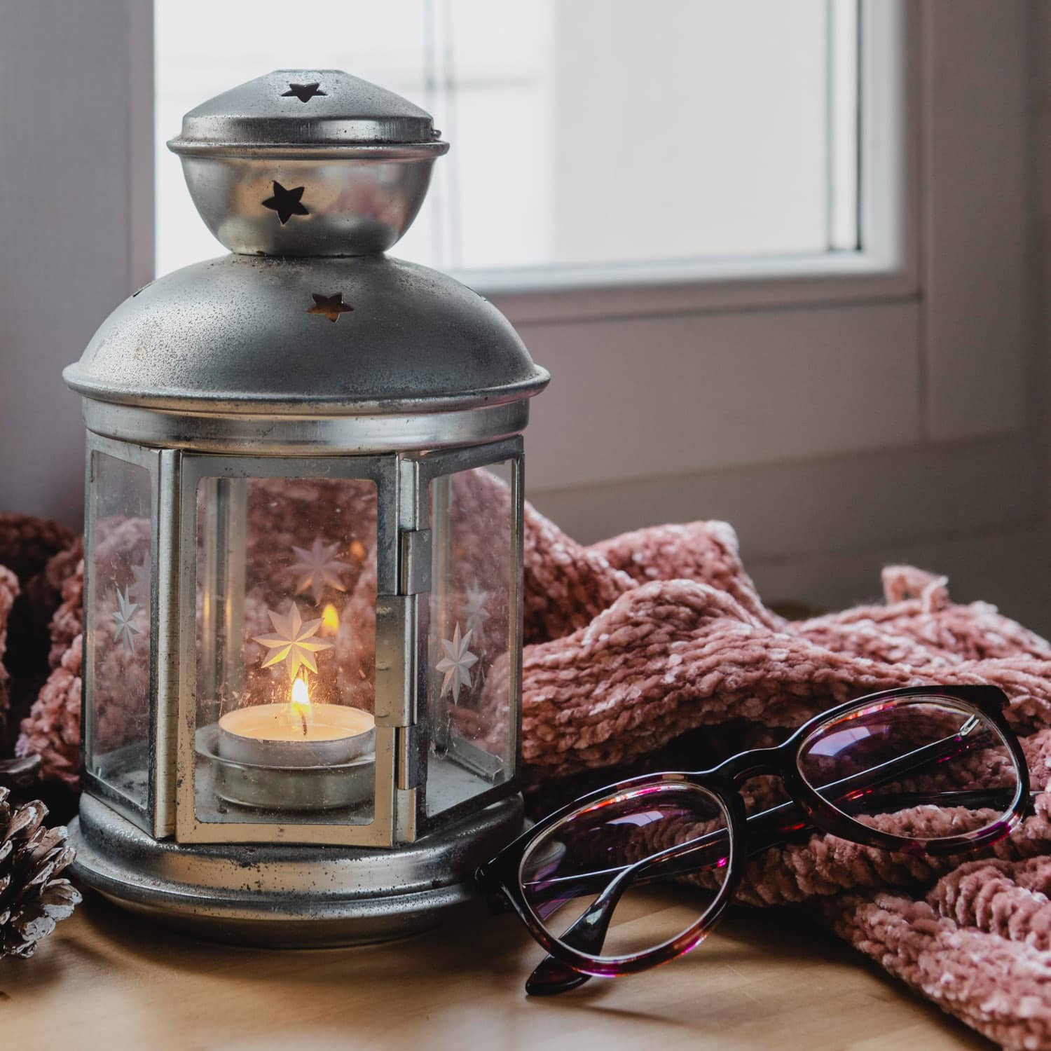 Frosted mason jar lantern 4