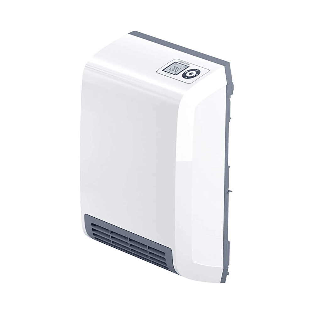 STIEBEL ELTRON Wall Mounted Rapid Electric Fan Heater CK 20 Trend LCD for About 20 sqm, Plastic, LED, 7-Day Timer, Frost+overheating Protection, Open Window Detection, Lot 20 Compliant, 236653, White