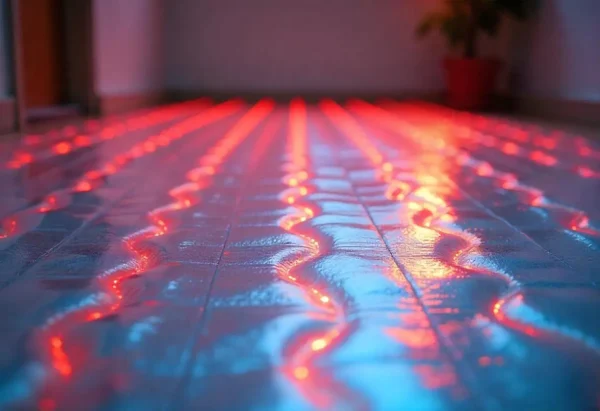 compare hydronic and electric underfloor heating solution
