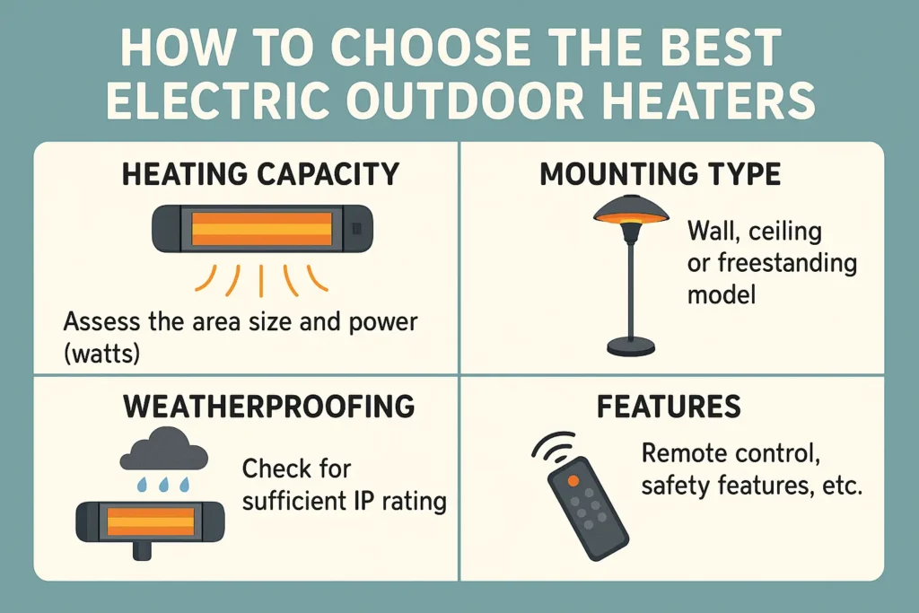 choosing best electric outdoor heater