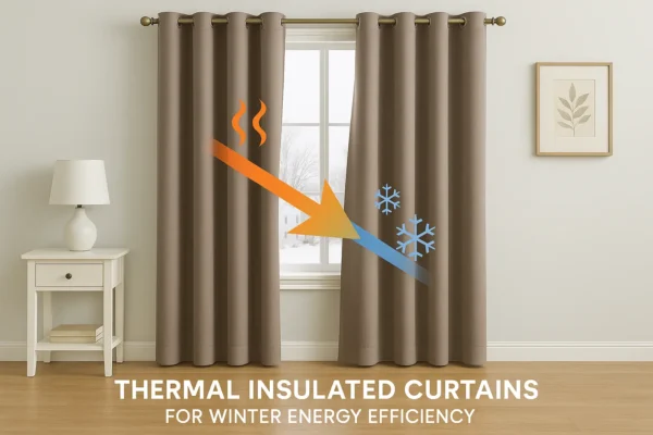 Thermal insulated curtain