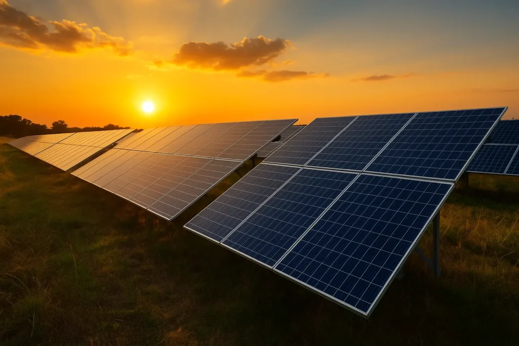 What is solar energy? the power of sunshine.